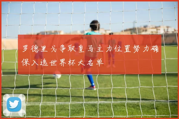 罗德里戈争取皇马主力位置努力确保入选世界杯大名单